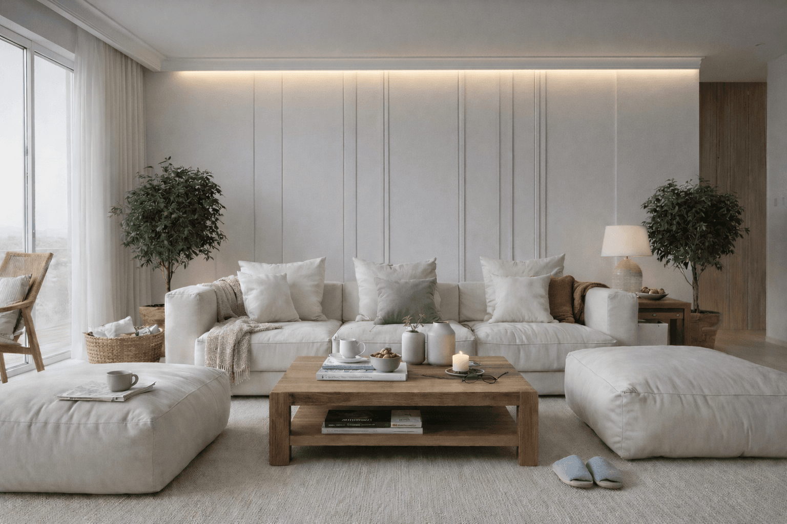 Salon w apartamencie